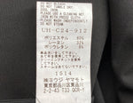 ワイズ Y's S'YTE サイト 2021 Gabardine Stretch Frame Double Collar Drape Coat ギャバジン ドレープコート BLACK 黒 UH-C24-912 コート 無地 ブラック SIZE3 104LT-99