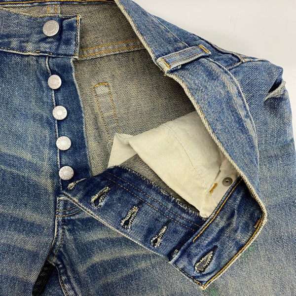 ヘルムートラング Helmut Lang 90's PAINTER JEAN 本人期 ペンキ デニム ブルー 30サイズ 201MB-1075