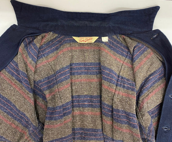 【曜日割引対象外】 トロフィークロージング TROPHY CLOTHING Blanket デニムシャツ 15 長袖シャツ ネイビー Mサイズ 201MT-4207 VB