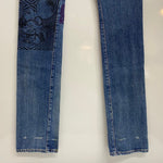 ヒステリックグラマー HYSTERIC GLAMOUR デストロイ オールモンスターズ スタッズ 5AP-0843 デニム ブルー 32サイズ 201MB-1014