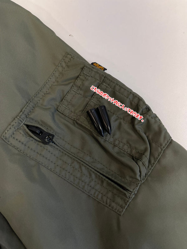 アルファ インダストリーズ ALPHA INDUSTRIES フライトジャケット CWU36P CWU-36/P ミリタリージャケット ジャケット カーキ Mサイズ 101MT-5410