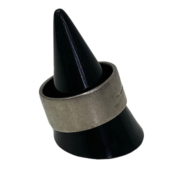【中古】ジルサンダー Jil Sander ロゴデザインリング 	22号 silver925 メンズジュエリー・アクセサリー 指輪・リング シルバー 201goods-556