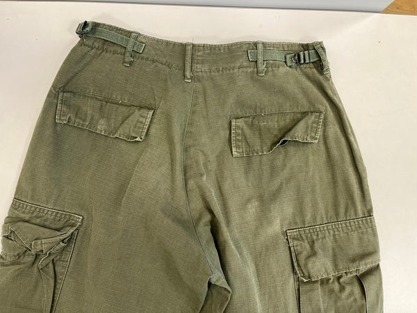 ミリタリー Military ヴィンテージ Vintage ジャングルファティーグ ミリタリーパンツ カーゴパンツ カーキ LONG SMALL 101MB-694