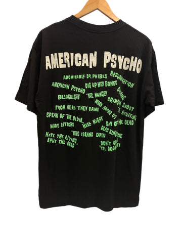 バンド band 90's 90s WILD OATS MISFITS 1997 AMERICAN PSYCHO Tour tee ミスフィッツ アメリカンサイコ ツアーT Tシャツ ブラック Lサイズ 101MT-3415