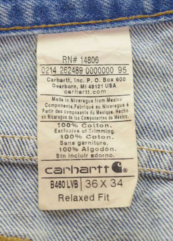 カーハート Carhartt  ストレートデニムパンツ B460LVB デニム ブルー 36/34 103MB-518