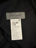 ヨウジ ヤマモト YOHJIYAMAMOTO POUR HOMME プールオム M-Taタキシード タックP タックパンツ 無地 黒 HS-P44-500-1 ボトムスその他 ブラック サイズ2 101MB-597