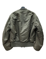 アビレックス AVIREX MA-1 FLIGHT JACKET フライト ジャケット ボンバー ジップアップ ミリタリー 軍物 アウター 緑 ジャケット 刺繍 カーキ Lサイズ 104MT-1799