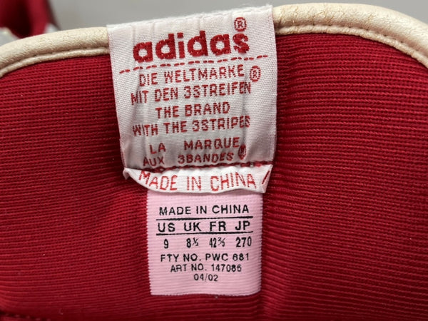 アディダス adidas 02年製 FORUM LO PAT MX フォーラム ロー デッドストック バスケ シューズ 白 赤 147086 メンズ靴 スニーカー ホワイト 27cm 104S-989