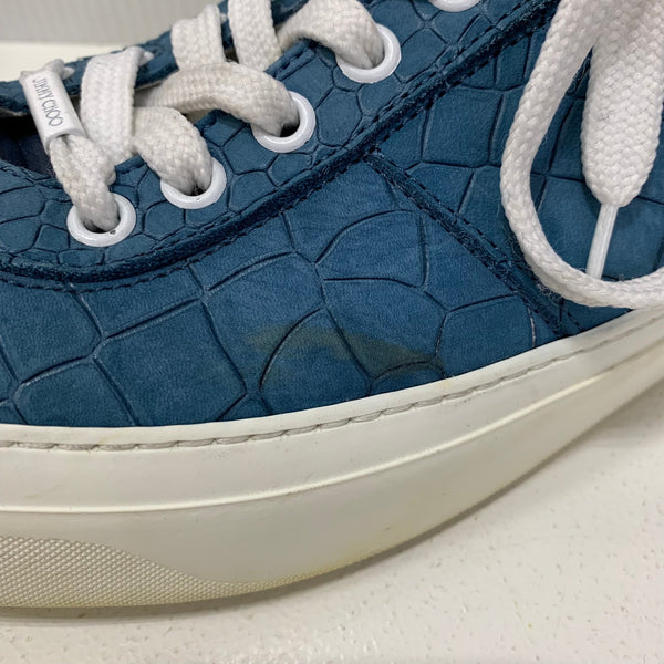 ジミーチュウ JIMMY CHOO メンズ靴 スニーカー ブルー 42サイズ 201-shoes1402