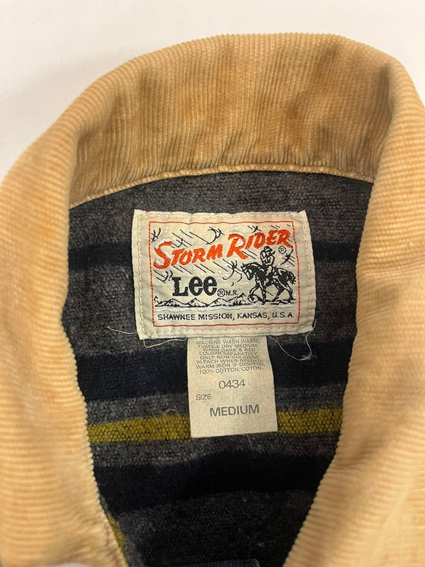 リー Lee 90s 90's STORM RIDER 60s復刻 裏地ブランケット デニムジャケット トラッカージャケット インディゴ 青 ヴィンテージ ジャケット ブルー Mサイズ 101MT-5130