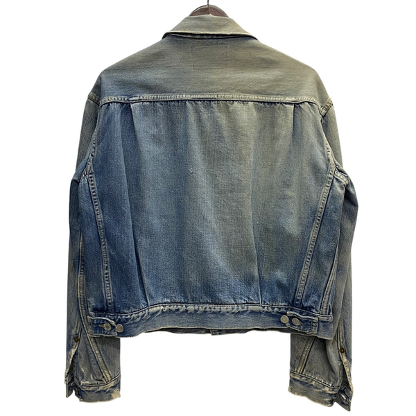【曜日割引対象外】 リーバイス Levi's 50's 517XX 2nd 紙パッチ ハギ付き インナーカット ジャケット ブルー 201MT-4512 VB