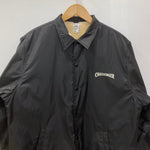 チャレンジャー CHALLENGER END WAR COACH JACKET コーチジャケット ナイロン 裏ボア ジャケット ブラック Mサイズ 201MT-3219