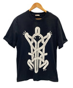 モンクレール MONCLER MAGLIA T-SHIRT CRAIG GREEN プリントTシャツ 黒 トップス 半袖カットソー Tシャツ ブラック Mサイズ 101MT-3004