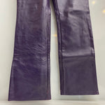 【曜日割引対象外】 ショット SCHOTT レザーパンツ USA製 30サイズ ボトムスその他 パープル 201MB-1135 VB