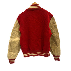 ヴィンテージ vintage 60's～ 60年代 Ceather ウール スタジャン バーシティジャケット アワードジャケット 袖レザー ツートン ベージュ ジャケット レッド 101MT-5452