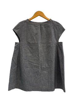 フォーティーファイブアールピーエム 45RPM リネン混 コットンベスト 麻 綿 5067182 ベスト ブルー サイズ0 101LT-209