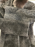 マックスマーラ Max Mara アルパカウールコート スーリベルテッドコート 黒 60161979 コート ブラック 42 101LT-192