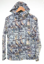 ヒステリックグラマー HYSTERIC GLAMOUR punishment school 総柄フーデッド ナイロンジャケット 0261AB06 ジャケット マルチカラー Sサイズ 103MT-3059