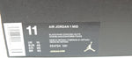 ナイキ NIKE  Air Jordan 1 Mid Black Dark Concord エアジョーダン1 ミッド "ブラックダークコンコルドスニーカー 554724-051 メンズ靴 スニーカー ブラック 29cm 103S-879
