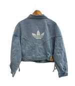 アディダス adidas DENIM JACKET デニムジャケット 短丈 青 1L8007