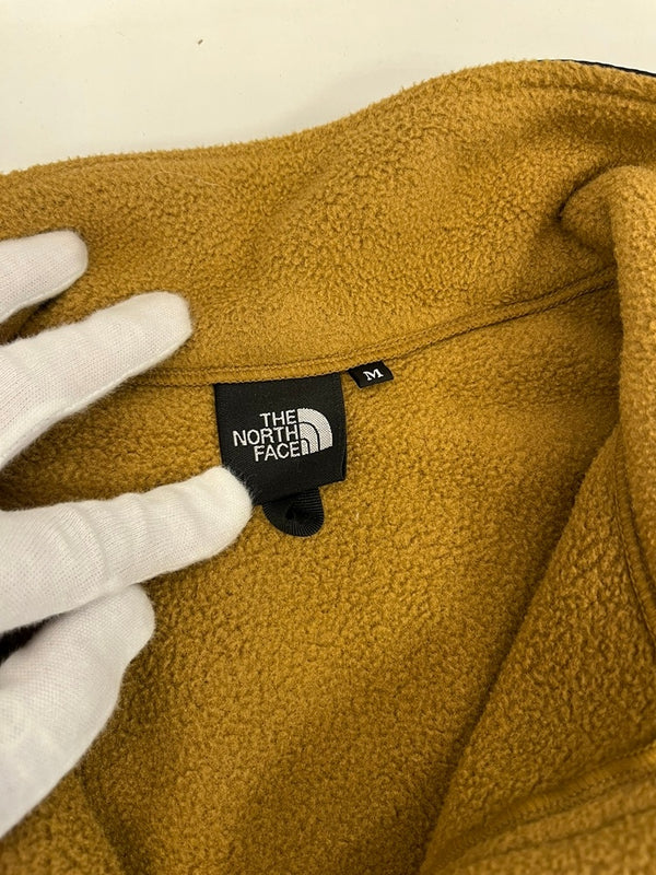 ノースフェイス THE NORTH FACE DENALI JACKET デナリジャケット フリース ジップアップ アウトドア 茶色 NA72450 ジャケット ベージュ Mサイズ 101MT-5100
