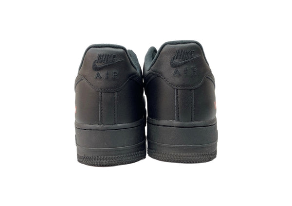 ナイキ NIKE 23年製 × SUPREME シュプリーム AIR FORCE 1 LOW エア フォース ロー AF1 スケボー シューズ 黒 CU9225-001 メンズ靴 スニーカー ブラック 27.5cm 104S-1000