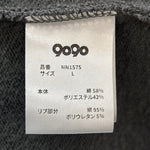 ナインティナインティ 9090 King Logo Hoodie NN1575 パーカ グレー Lサイズ 201MT-3227