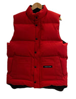 カナダグース CANADA GOOSE WINDSOR VEST ウィンザー ダウンベスト 赤 4131JM R ベスト レッド Mサイズ 101MT-4446