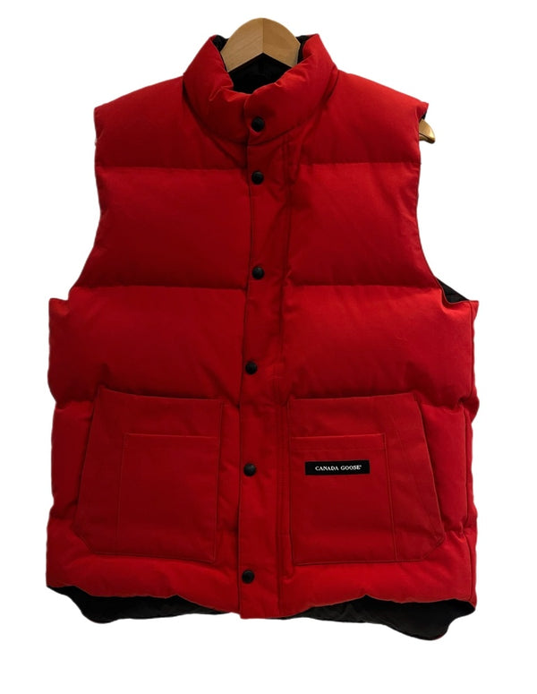 カナダグース CANADA GOOSE WINDSOR VEST ウィンザー ダウンベスト 赤 4131JM R ベスト レッド Mサイズ 101MT-4446