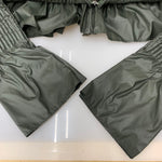 サカイ sacai ノーカラージャケット プリーツ フリル 16-02779 ジャケット カーキ 201LT-449