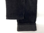 ダブルアールエル RRL 90s CORDUROY PANTS コーデュロイ パンツ ジップフライ ワーク トラウザーズ 三ツ星タグ Ralph Lauren 黒 無地 ボトムスその他 ブラック 34×33 104MB-348