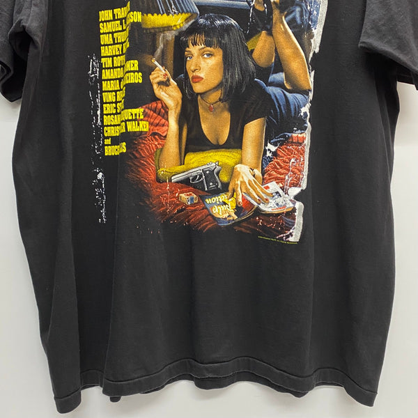 【曜日割引対象外】 パルプフィクション PULP FICTION 90's WINTERLAND USA製 Tシャツ ブラック XLサイズ 201MT-4051 VB
