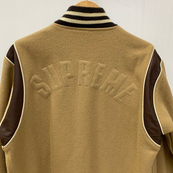 シュプリーム SUPREME 03FW 初期 スタジャン ヌエボヨーク ジャケット ブラウン Mサイズ 201MT-4175