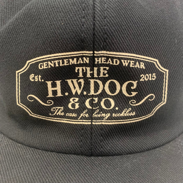 【中古】エイチダブリュードッグアンドコー THE H.W.DOG&CO. トラッカー キャップ TRUCKER CAP D-00004 帽子 メンズ帽子 キャップ ブラック 38サイズ 201goods-778
