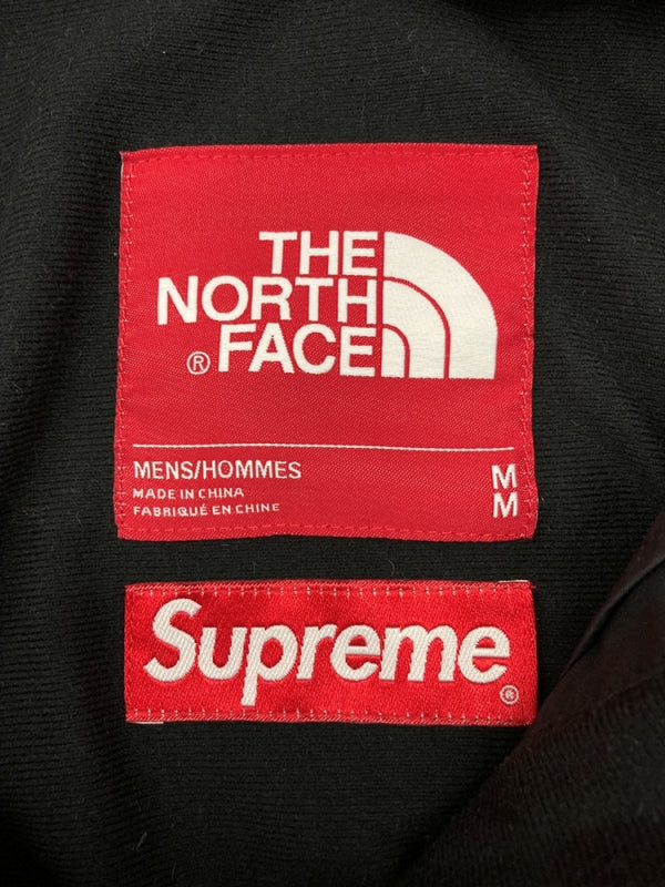 シュプリーム SUPREME × THE NORTH FACE ザ ノース フェイス Steep TECH Hooded JACKET スティープ テック フーデッド ジャケット 黒 NF0A2RES ジャケット ロゴ ブラック Mサイズ 104MT-655