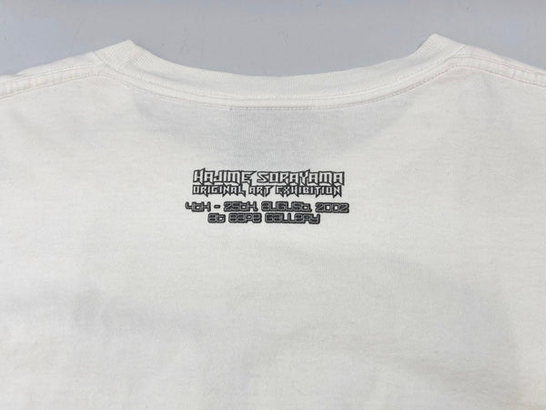 ア ベイシング エイプ A BATHING APE × HAJIME SORAYAMA 空山基 2002 BAPE GALLERY Exhibition T-Shirt 白 半袖 Tシャツ プリント ホワイト Lサイズ 101MT-2270