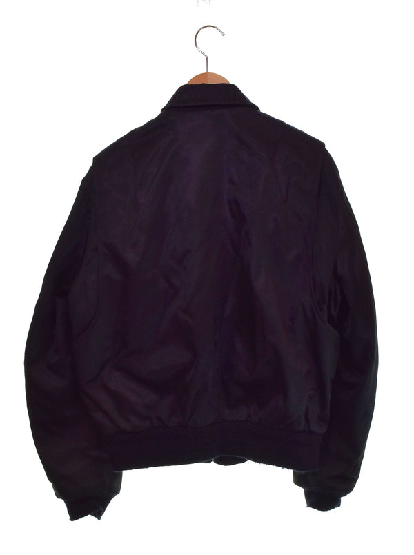 US US古着 80s CWU-55P Titan cloth Made in USA 80's タイタンクロス USA製 SCOVILLジッパー IDEALジッパー MIL-J84573 ジャケット ブラック Sサイズ 103MT-2990