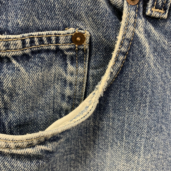 マリテフランソワジルボー MARITHÉ FRANÇOIS GIRBAUD パンツ デニム ブルー 33ＷX35Ｌサイズ 201MB-1068