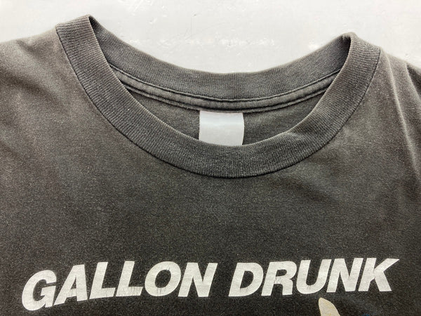 バンドTシャツ BAND-T 90's GALLON DRUNK ガロン ドランク 両面プリント バンT ロックT ヴィンテージ 黒 - Tシャツ プリント ブラック 104MT-506