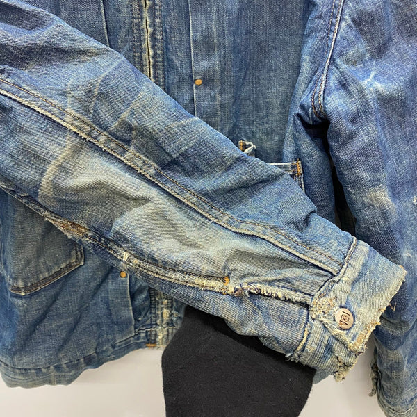 【曜日割引対象外】 ヴィンテージ vintage 50's 60's MONTGOMERY WARD 101 DENIM JACKET ブランケット付き フルジップ ジャケット ブルー 201MT-3680 VB