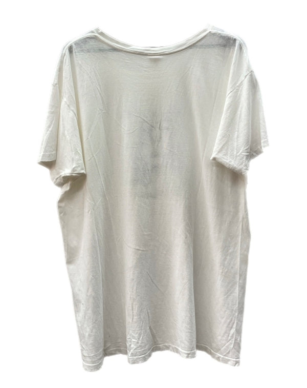 ダブルアールエル RRL 90s WORK WEAR T-SHIRT ワーク ウェア Tシャツ 半袖 USA製 プリント Ralph Lauren 白 Tシャツ ロゴ ホワイト XLサイズ 104MT-1516