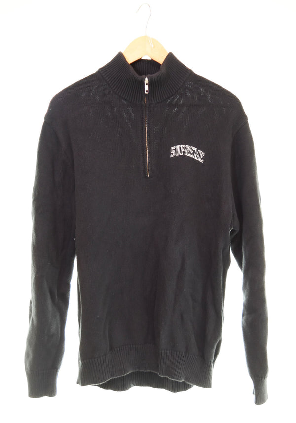 シュプリーム SUPREME  16AW Half Zip Mock Neck Sweater ハーフジップ モックネック セーター セーター ブラック Mサイズ 103MT-2861