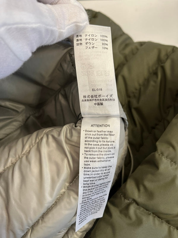 ダントン DANTON ダウンジャケット インナーダウン 中綿 オリーブ 緑 KW12-111-02 XL ジャケット カーキ 101MT-5256