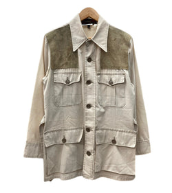 ヴィンテージ vintage 60's 60年代 10-X ハンティング シューティング サファリジャケット スウェード 生成り ジャケット 無地 ベージュ 104MT-1790