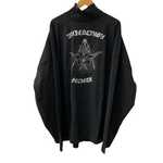 バレンシアガ BALENCIAGA 20AW Free Your Mind フリーユアマインド ハイネック ロングスリーブ ロンT ブラック Lサイズ 201MT-4811