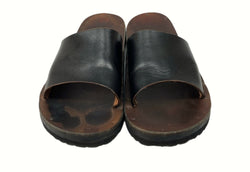 ユッタニューマン Jutta Neumann SIMONE シモーネ BIRKEN SOLE オープントゥ シャワー サンダル 茶 黒 メンズ靴 サンダル その他 ブラウン D7 104S-706