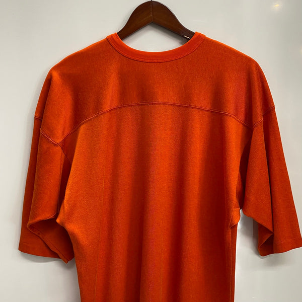 【曜日割引対象外】 チャンピオン Champion 70's 80's  フットボールtシャツ Tシャツ オレンジ 201MT-4230 VB