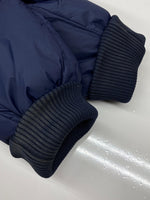 ラルフローレン RalphLauren DOWN JACKET ダウン ジャケット CUSTOM FIT ビックポニー ジップアップ 刺繍 アウター 紺 ジャケット ロゴ ネイビー Mサイズ 104MT-2142