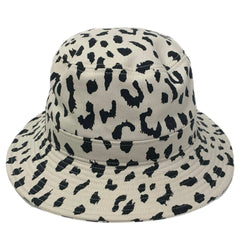 【中古】ワコマリア WACKO MARIA BUCKET HAT バケットハット レオパード柄 21FW-WMA-HA02 帽子 メンズ帽子 ハット ホワイト Lサイズ 201goods-659