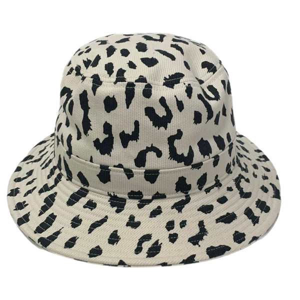 【中古】ワコマリア WACKO MARIA BUCKET HAT バケットハット レオパード柄 21FW-WMA-HA02 帽子 メンズ帽子 ハット ホワイト Lサイズ 201goods-659